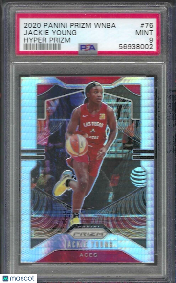 2020 Panini Prizm WNBA Jackie Young #76 Hyper PSA 10