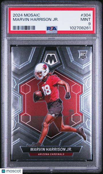 2024 Panini Mosaic Marvin Harrison JR. #304 PSA 9