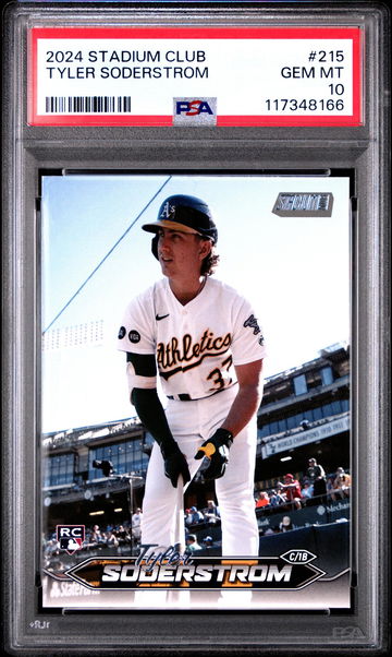 2024 Stadium Club Tyler Soderstrom #215 PSA 10
