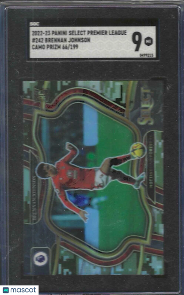2022 Panini Select Premier League Brennan Johnson #242 Camo Prizm SGC 9