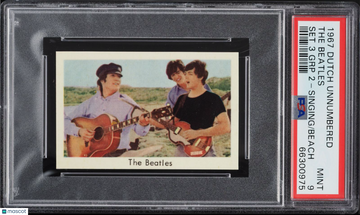 1967 DUTCH UNNUMBERED SET 3 GROUP 2 THE BEATLES # POP 1. NONE HIGHER! PSA 9