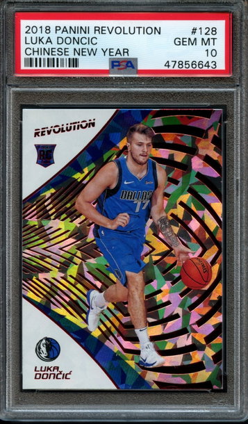 2018 Panini Revolution Chinese New Year Luka Doncic PSA 10
