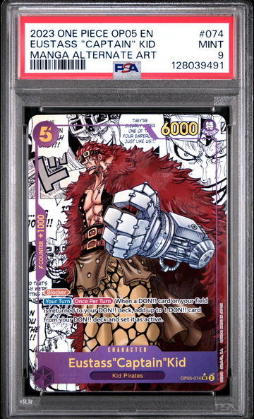 2024 One Piece Awakening of the New Era Manga Alternate Art Eustass Captain Kid #OP05074 PSA 9