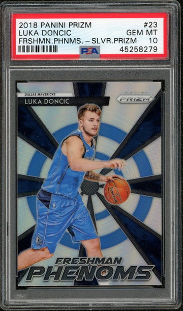 Luka Doncic 2018 Panini Freshman Phenoms Silver Prizm PSA 10