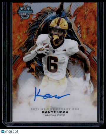 2025 Topps Bowman University's Best Football Kanye Udoh #WA-KU