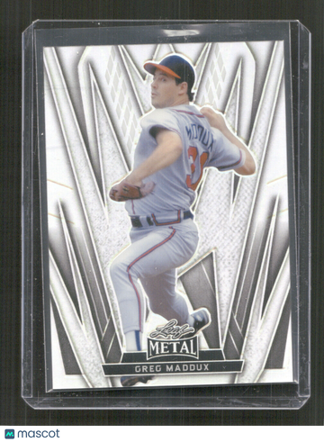 2024 Leaf Metal Greg Maddox #28 SN,/185