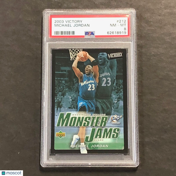 2003 Upper Deck Victory Michael Jordan #212 PSA 8