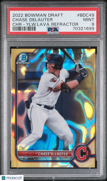 2022 Bowman Draft Chase Delauter #BDC49 PSA 9