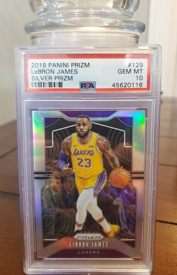 Lebron James Panini Prizm Silver 