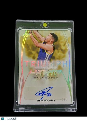 2019 Leaf Ultimate Sports Triumph Autograph Stephen Curry #UT-SC1 /1