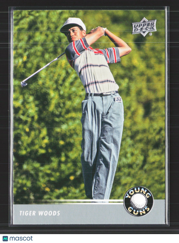 2026 Upper Deck Golf Young Guns Tiger Woods #131