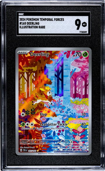 2024 Pokémon Scarlet & Violet Temporal Forces Deerling #165/162 SGC 9