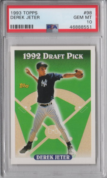 1993 Topps Derek Jeter PSA 10