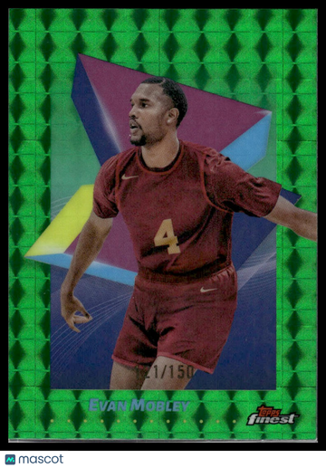 2025 Topps Finest Evan Mobley #17 Green Geometric /150