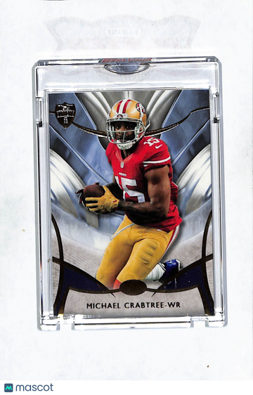 2012 Topps Triple Threads Michael Crabtree Blank Back /1 Topps Vault Blank Back