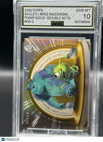 2025 Topps Chrome Disney 100 Pixar Gold Double Acts Double Acts #DA-2 10