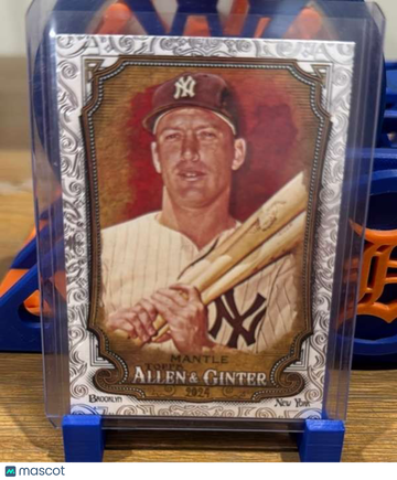 2024 Topps Allen & Ginter - Foil Filigree Mickey Mantle #142