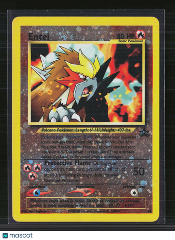 2001 Wizards Entei Holo Black Star Promo #34