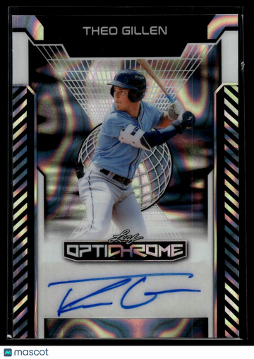 2025 Leaf Metal Theo Gillen #BA-TG1 Autographs Pulsar Silver SN AU
