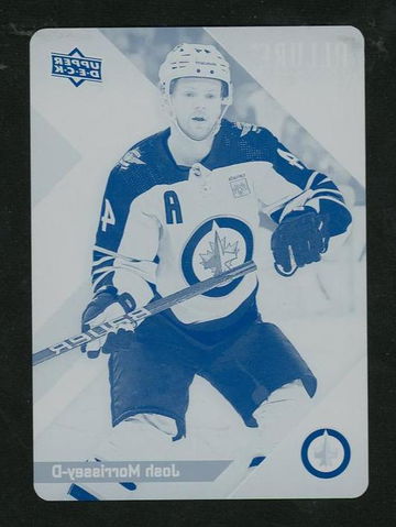 2024-25 Upper Deck Allure Cyan Printing Plate Josh Morrissey #71 1/1