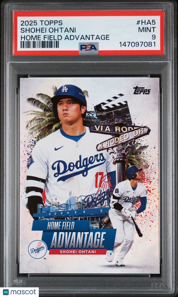 2025 Topps Home Field Advantage Shohei Ohtani #HA5 PSA 9