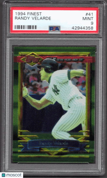 1994 Finest Randy Velarde #41 PSA 9