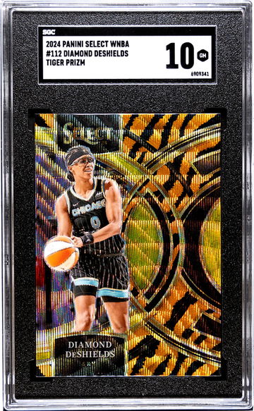 2024 Panini Select Tiger Prizm Diamond DeShields #112 SGC 10