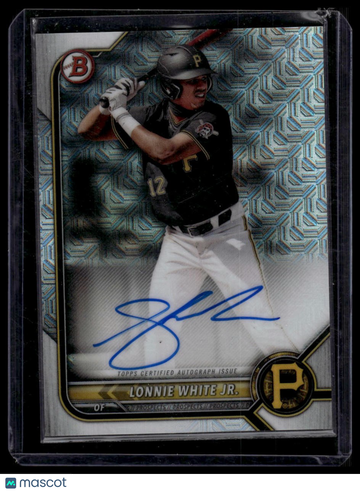 2022 Bowman Chrome Lonnie White Jr. #BCMA-LW Chrome Mojo Autographs AU