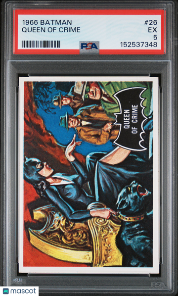 1966 Topps Batman Queen Of Crime #26 PSA 5 Graded Trading Card