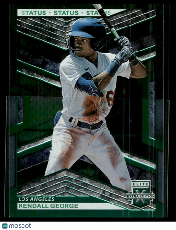 2023 Panini Elite Extra Edition Kendall George #68 Status Green SN