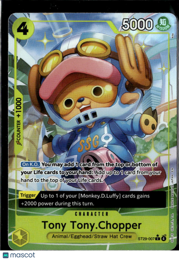 Tony Tony.Chopper 2024 One Piece Card Game Starter Deck Yellow Monkey.D.Luffy Holo Straw Hat Crew Egghead Animal
