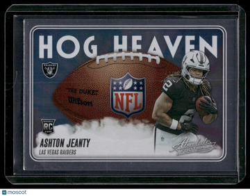 2025 Panini Absolute Football Hog Heaven Ashton Jeanty #HH-AJY RC
