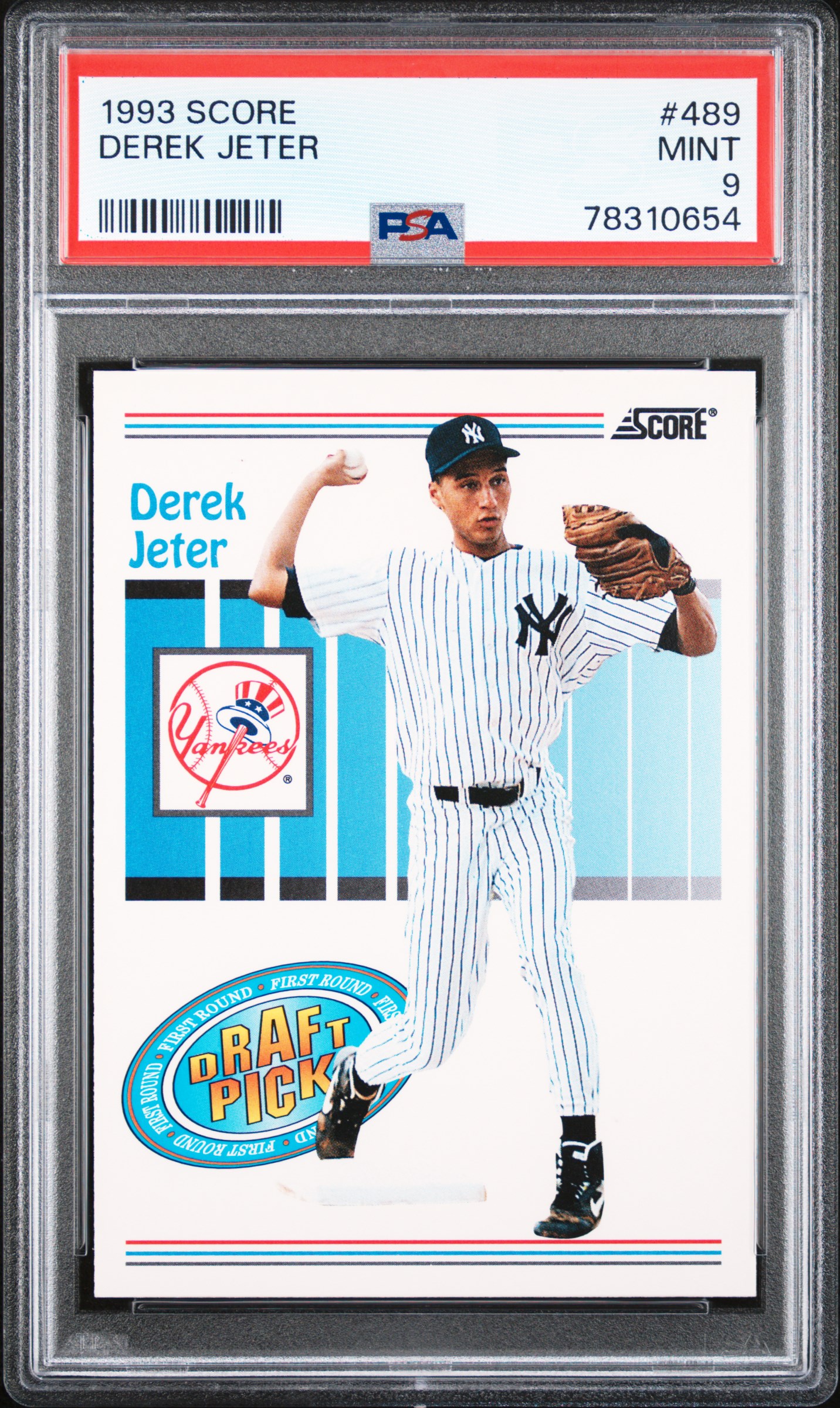 1993 Score Derek Jeter #489 PSA 9 - Rookie Card