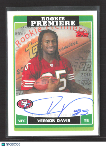 2006 Topps Rookie Premiere Vernon Davis #RP-VD