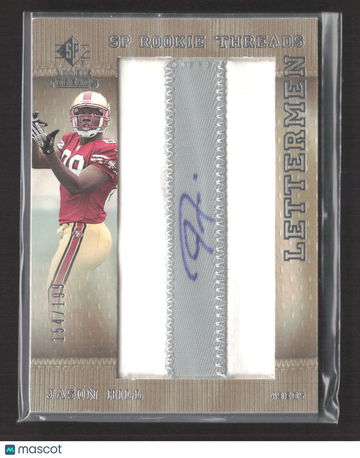 2007 Upper Deck SP Rookie Threads Lettermen Jason Hill #152 /199 Lettermen Patch
