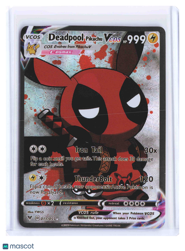 Deadpool Pikachu Vcos Holo #11/55