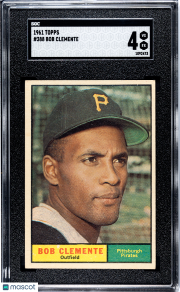 1961 Topps Bob Clemente #388 SGC 4
