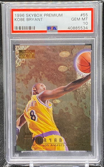 1996 Skybox Premium Kobe Bryant Rookie PSA 10 #55