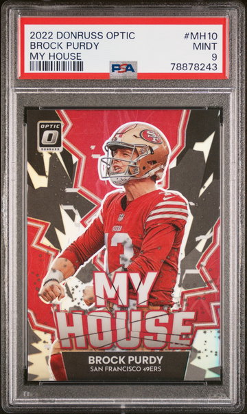 2022 Donruss Optic My House Brock Purdy #MH-10 PSA 9