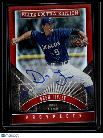 2015 Panini Elite Extra Edition Drew Finley #93 Autographed Prospects AU