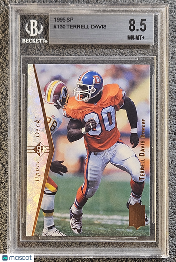 1995 SP Terrell Davis #130 Rookie RC BGS 8.5