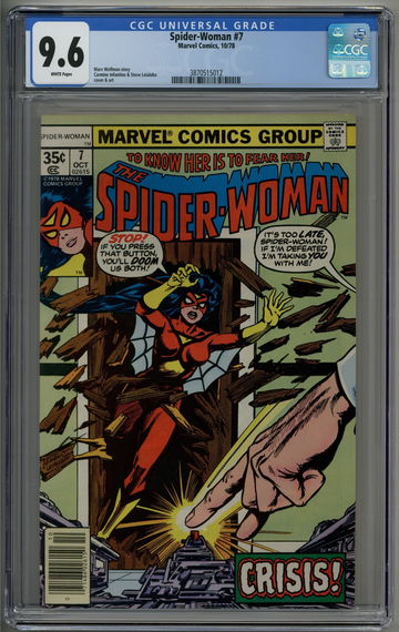 Spider-Woman 7 (1978) CGC 9.6