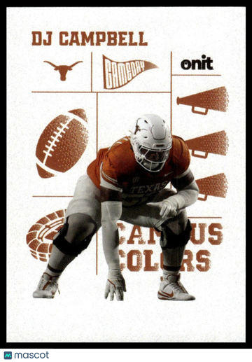 2025 ONIT Athlete Texas Longhorns DJ Campbell #CC-11 Campus Colors