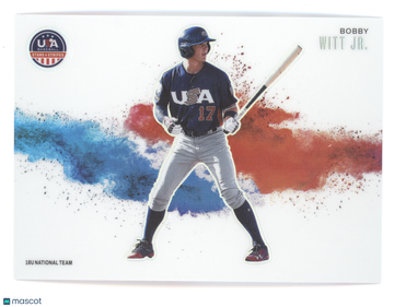 2026 Panini USA Baseball Stars & Stripes Prizm Bobby Witt Jr. #4 Color Blast