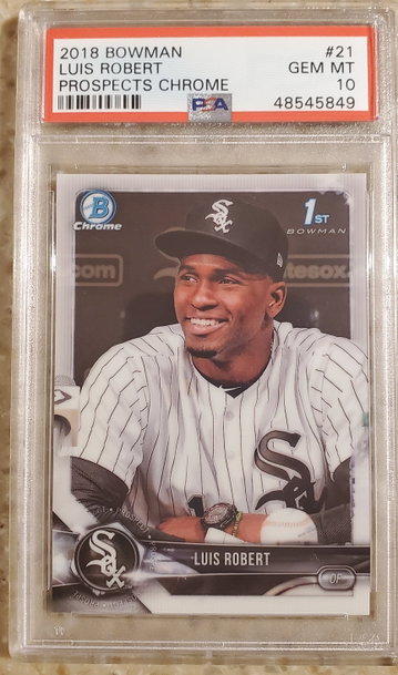 Luis Robert 2018 Bowman Chrome 