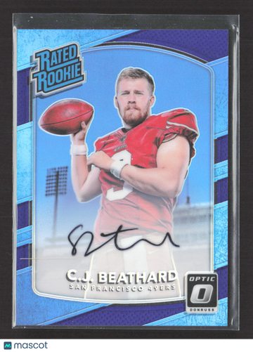 2017 Donruss Optic C.J. Beathard #170 Blue /36