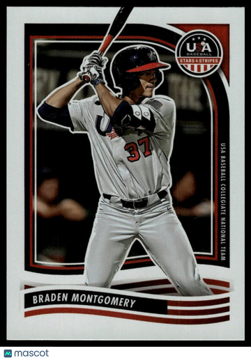 2024 Panini Stars & Stripes USA Baseball Braden Montgomery #33
