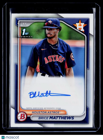 2024 Topps Bowman Brice Matthews #PPRA-BM /20