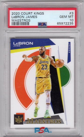2020 Court Kings Lebron James Maestros #3 PSA 10 GEM MT