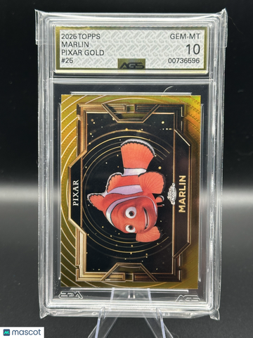 2025 Topps Chrome Pixar GOLD AGS 10